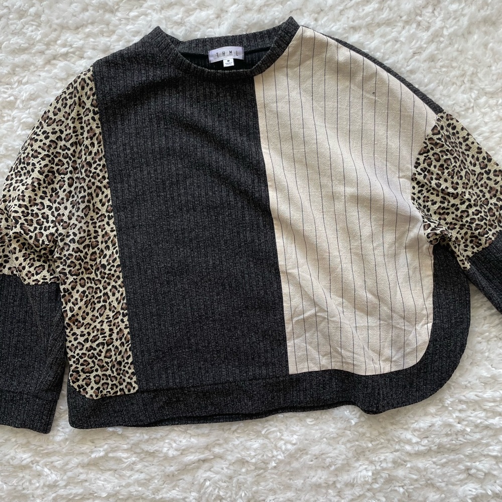THML Long Sleeve Sweater Top